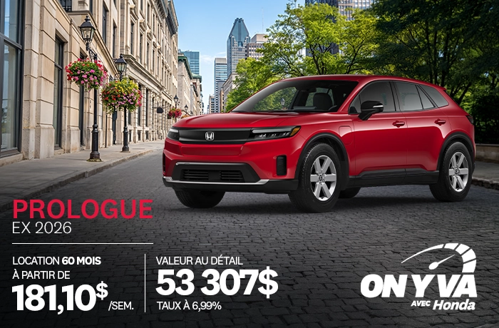 Bannière de Promotion Prologue EX 2026